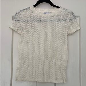 Zara Cream Knit Top